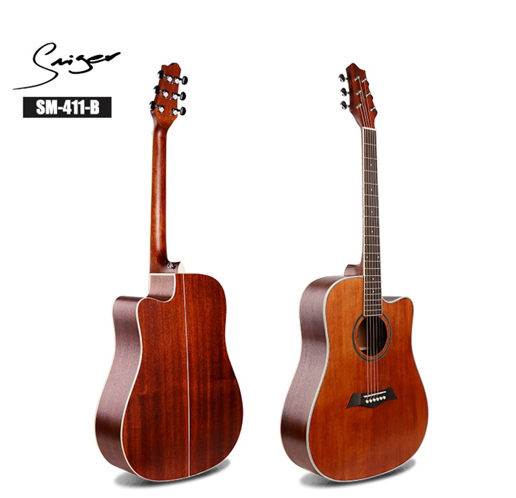 41 Inch Wholesale Spruce Stain Finish Acoustic Guitar