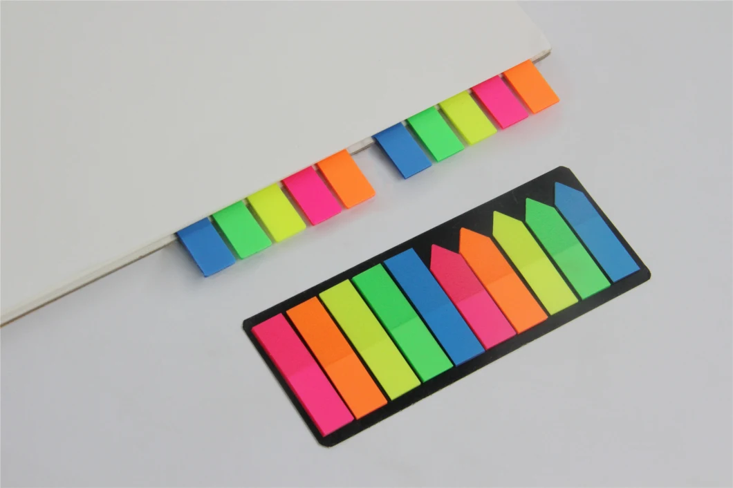Promotion Gift Stationery Plastic Self-Adhesive 10-Lines Sticky Notes for Office and School Supplies