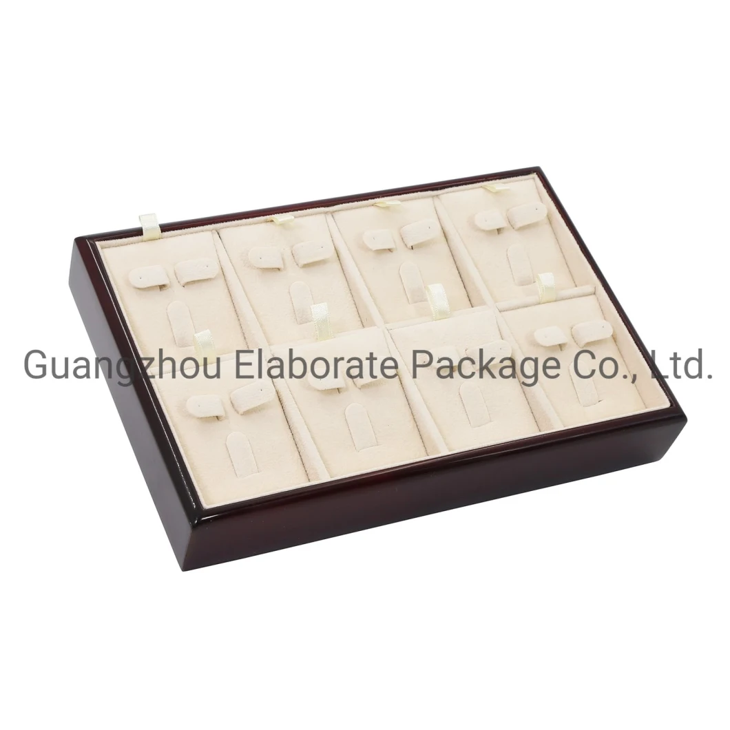 Customized Wood Medal Coin Tray Wooden Gift Display Luxury Tray