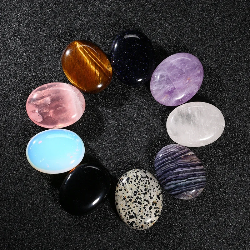 Semi Precious Stone Decoration, Thumb Stone, Massage Stone Thumb Massage <Esb01631>