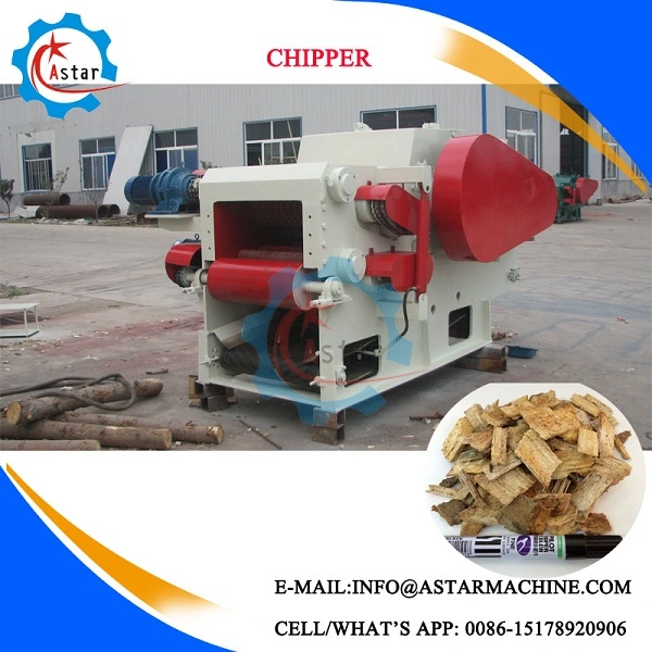 Bamboo Wood Branch Wood Waste Drum Wood Chipper