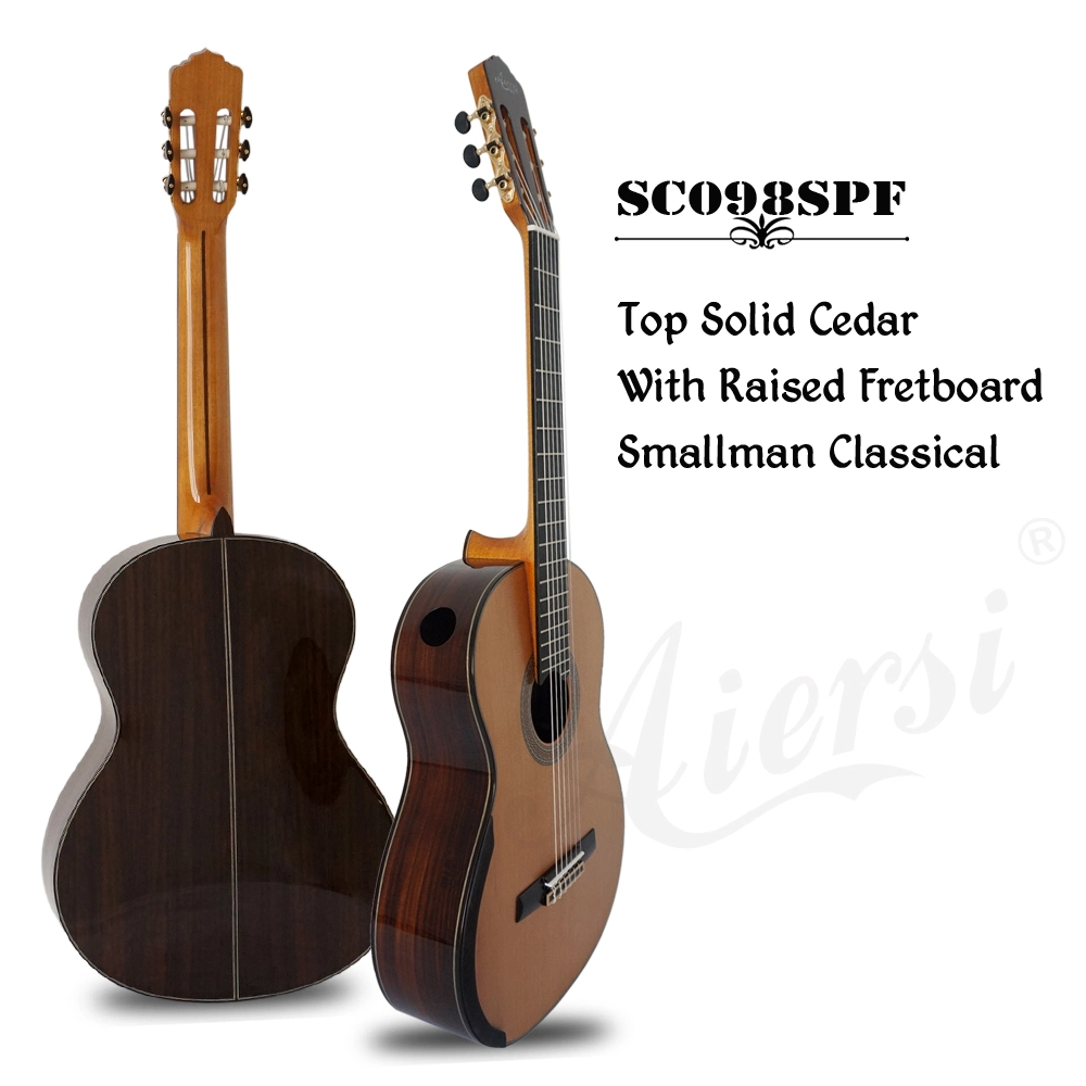 Raised Fretboard Aiersi Brand Smallman Classical Guitar for Sale