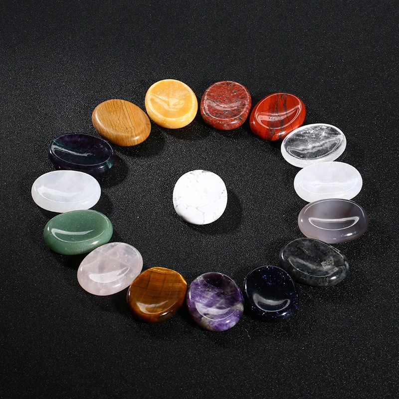 Semi Precious Stone Decoration, Thumb Stone, Massage Stone Thumb Massage <Esb01631>