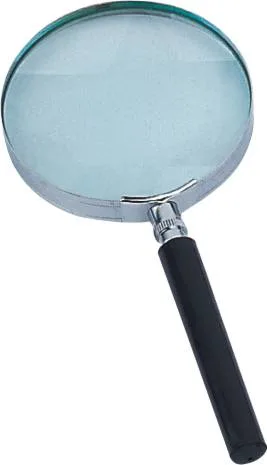 Traditional Hand-Held Magnifier for Reading Cheap Magnifying Glass