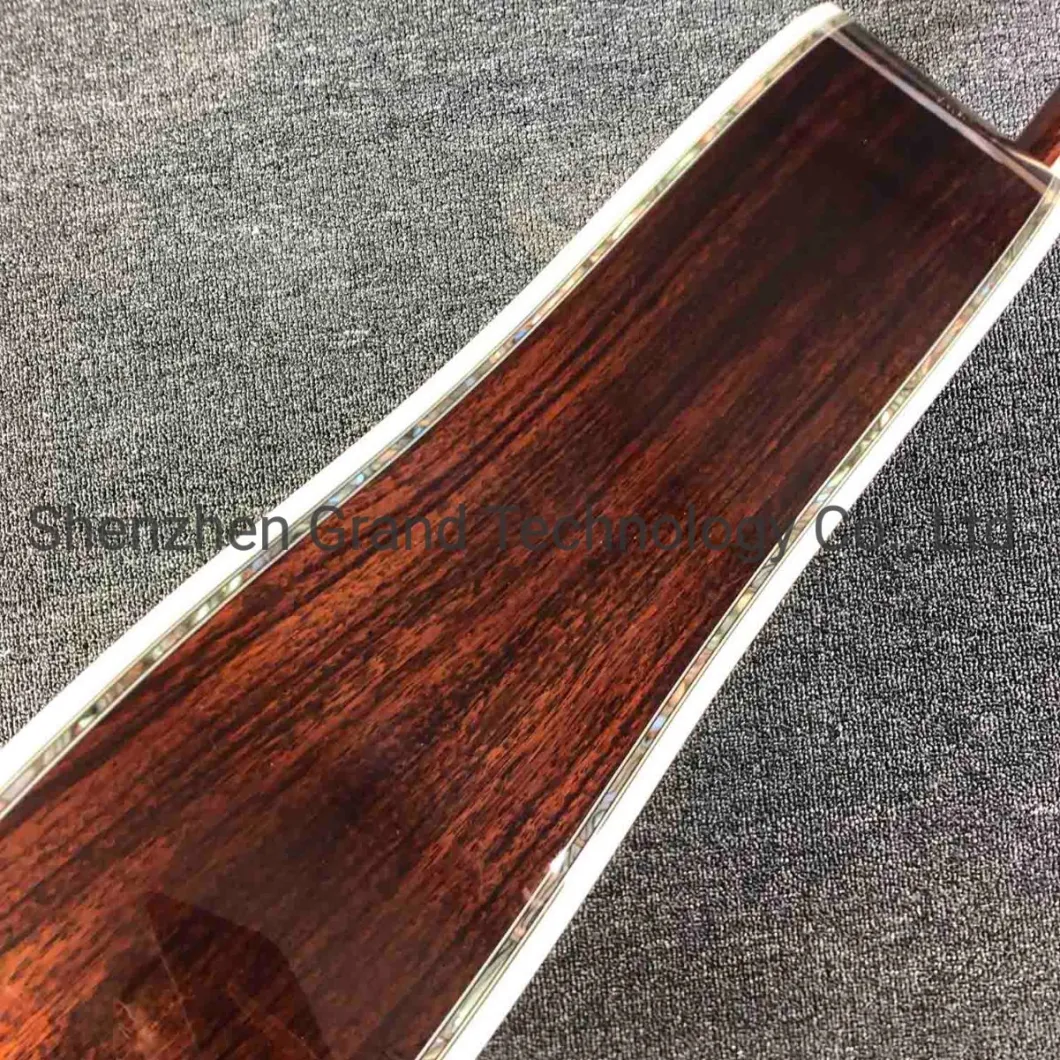 Custom Ebony Fingerboard 41 Inch Solid Spruce Top Rosewood Back Side D Style Acoustic Guitar