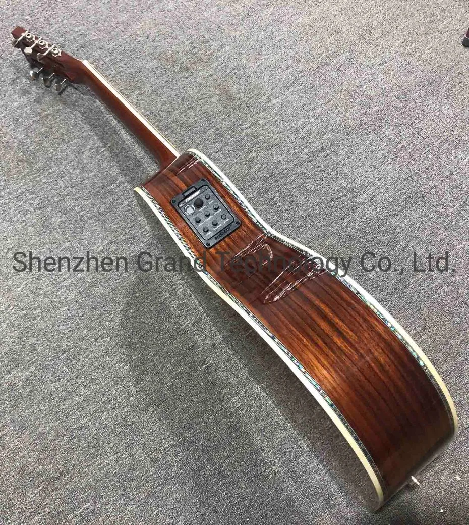 Custom Ooo45c Model Cedar Top Acoustic Guitar Ebony Fingerboard 100% All Real Abalone Acoustic Electric Guitar