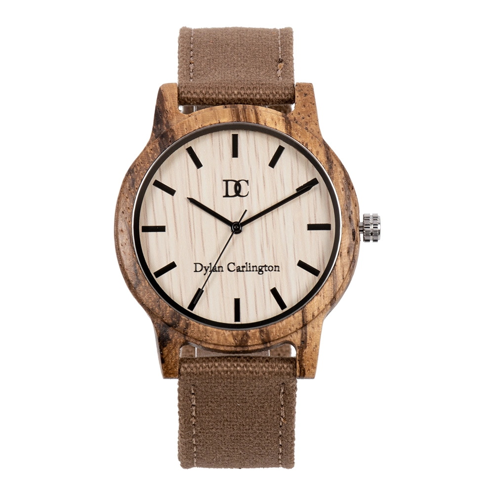 Cheap Price Christmas Gift Lover's Wooden Watch Couple Watch with Gift Box