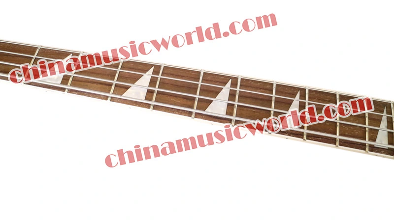 Afanti Music Semi-Hollow Ricken Electric Bass Guitar (ARC-203)
