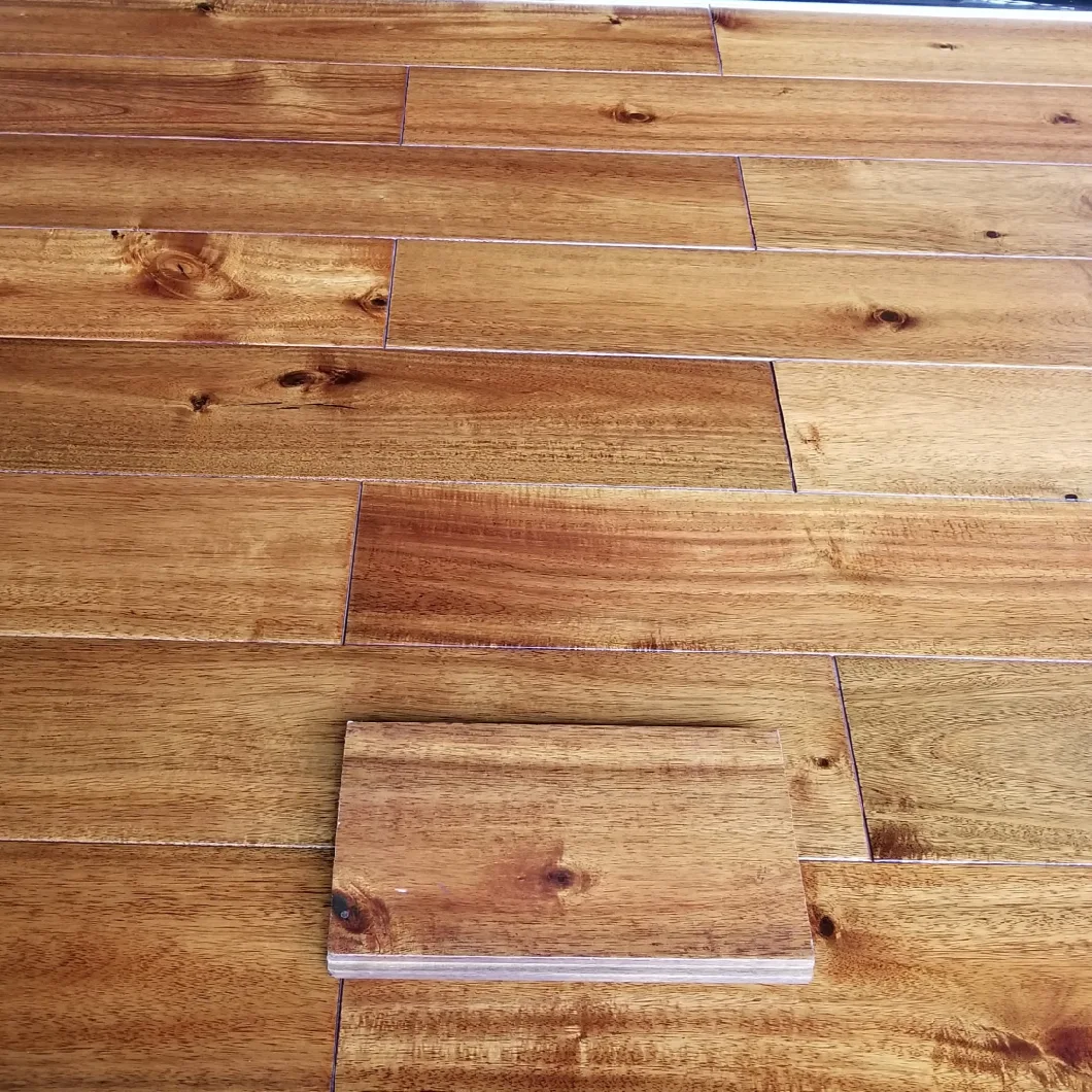 Big Leaf Acacia/ Small Leaf Acacia Solid Wood Flooring with Knots / Without Knots Big Leaf Acacia Natural Solid Wood Flooring (solid wood flooring)