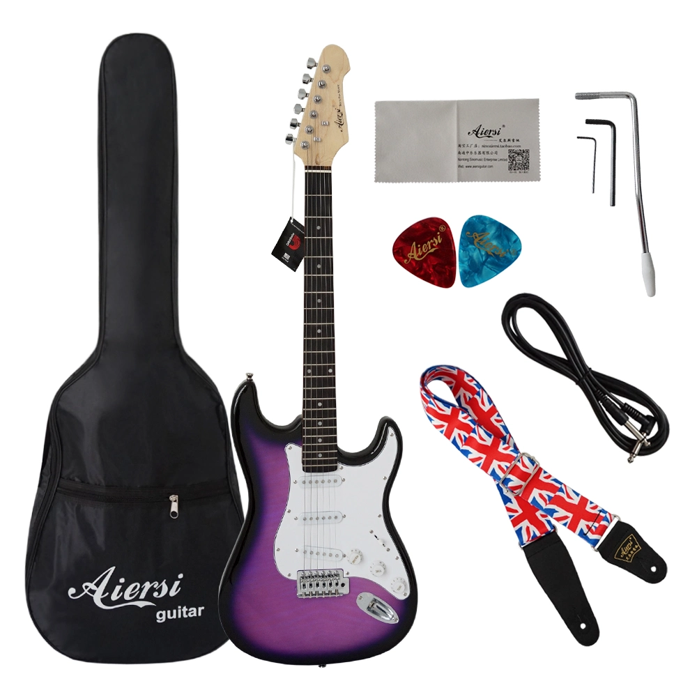 Wholesale Price Strato Style Electric Guitar Custom St Guitar for Sale
