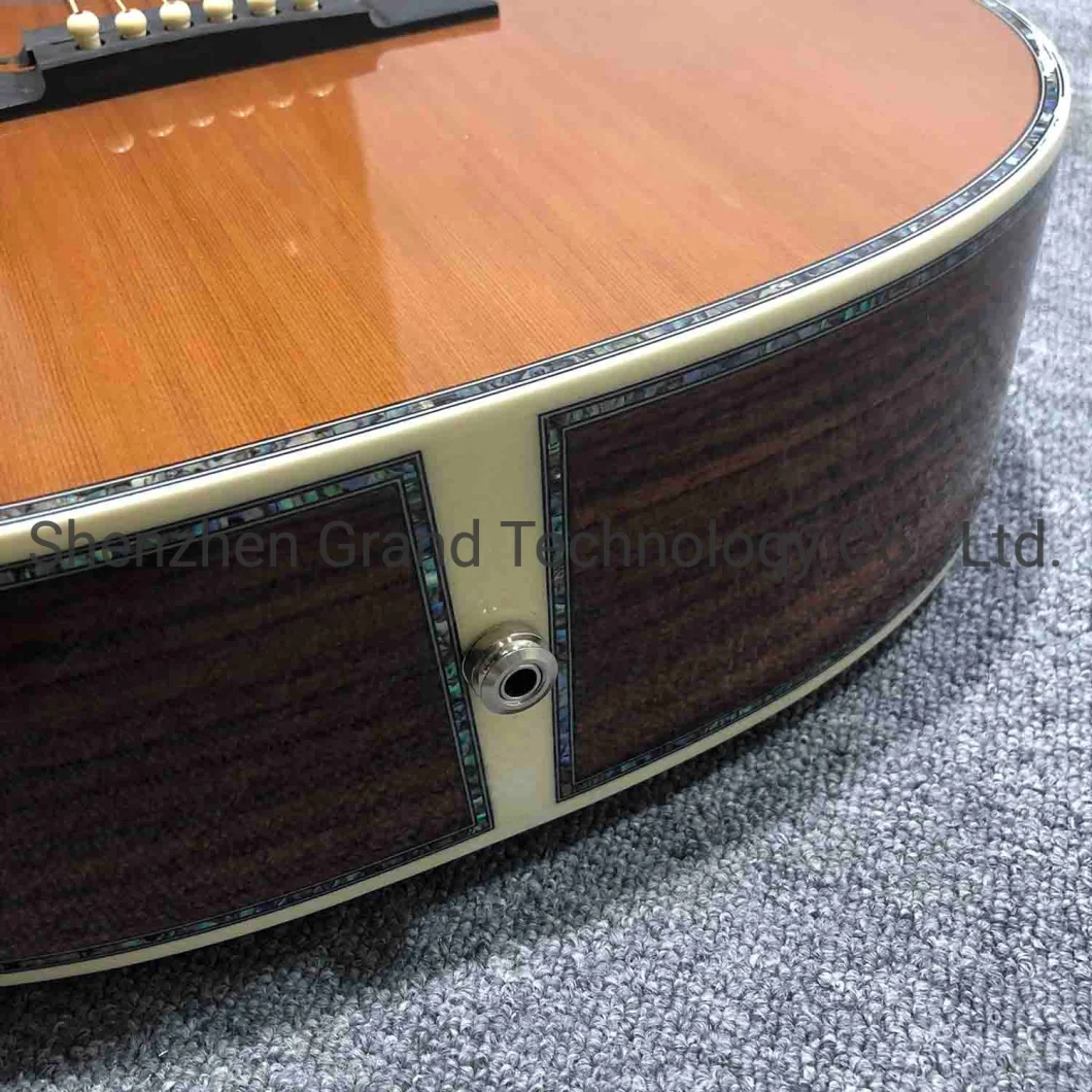 Custom Grand Ooo45c Acoustic Guitar Solid Cedar Top Chinese Made High Quality Acoustic Guitar