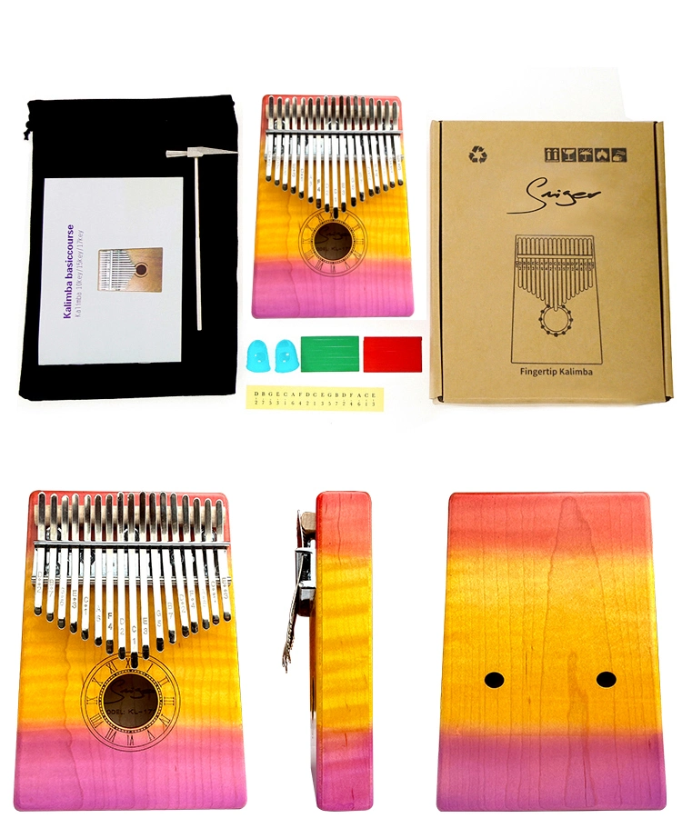 Hot Sale Musical Instruments Colorful Thumb Piano Kalimba