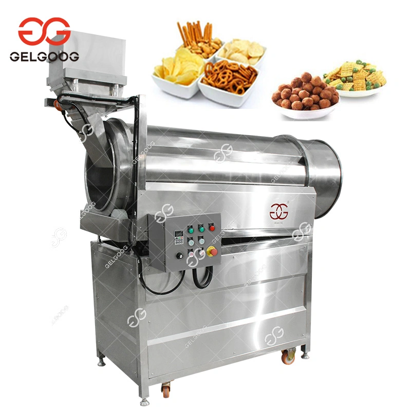 Single-Drum Potato Chips Flavoring Machine Professional Supplier