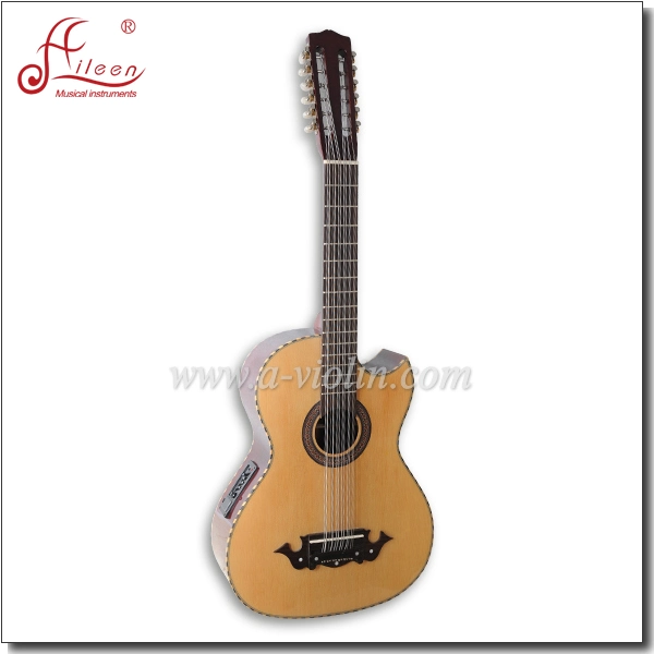 Wholesale Sharp Cutaway 12 Strings Acoustic Guitar with EQ (AFM10CE-12)