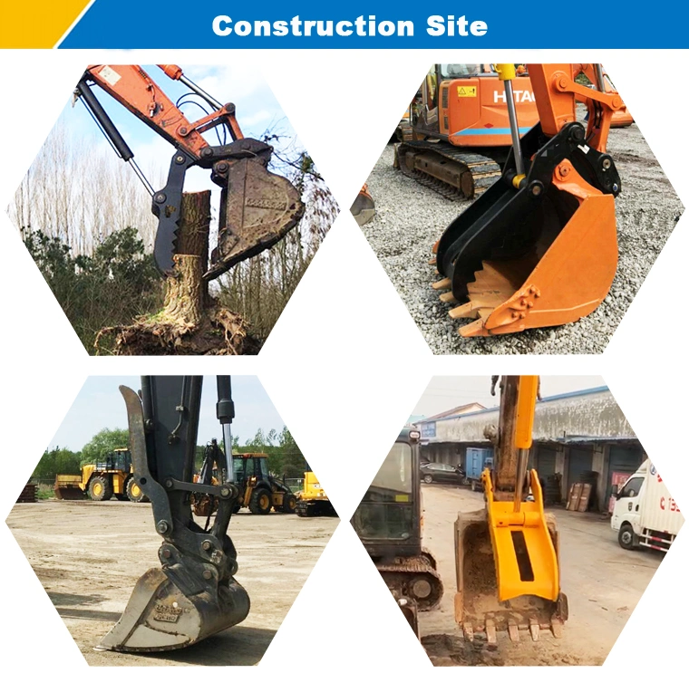 Mini Excavator 5t 12t 18t 20t Hydraulic Thumb Grab Bucket Thumb for Sale