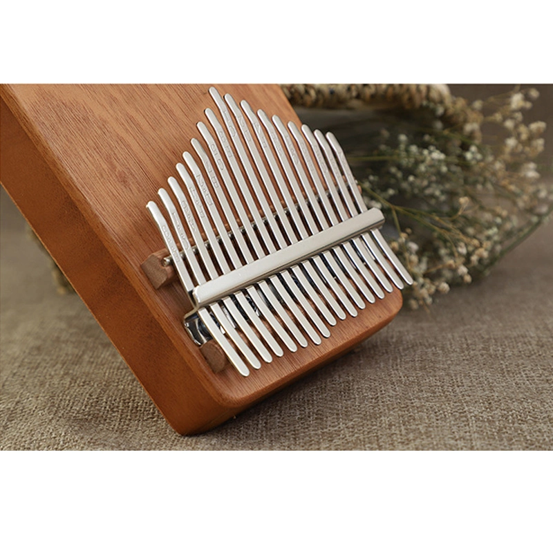 Wooden Kalimba 17 Keys Thumb Piano Toy for Kids 2 Years up  Educational Music Learning Toy with Waterproof Case for Children Baby Boys Girls