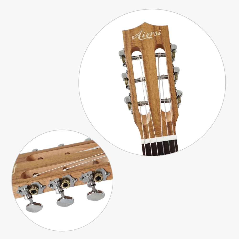 Professional Koa Guitar Ukulele Guitarlele with Accessories