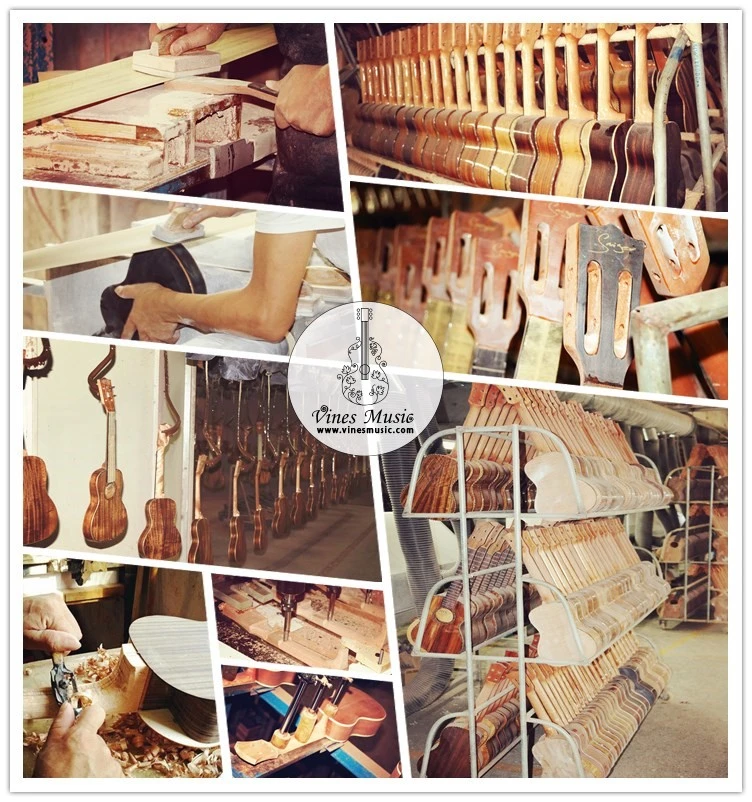 China OEM Custom Brand Nice Bocote Wooden Ukulele Wholesale