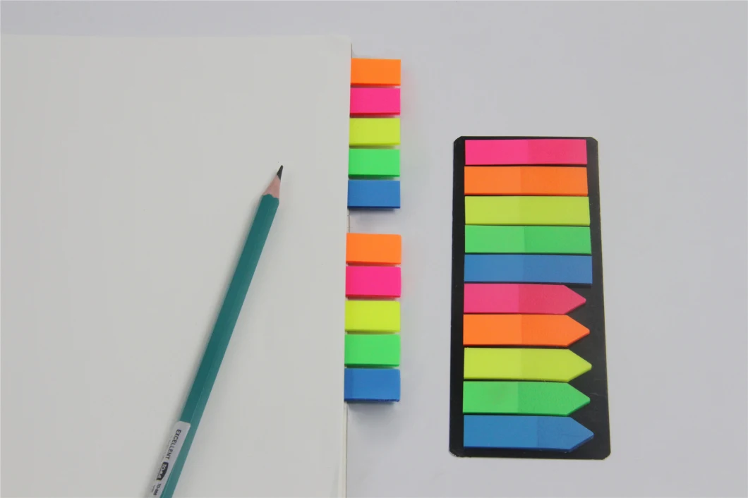 Promotion Gift Stationery Plastic Self-Adhesive 10-Lines Sticky Notes for Office and School Supplies