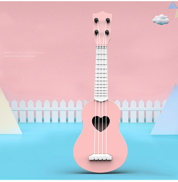 Early Childhood Education Musical Instrument Simulation Ukulele Can Play Toy Guitar Four-String Musical Toy