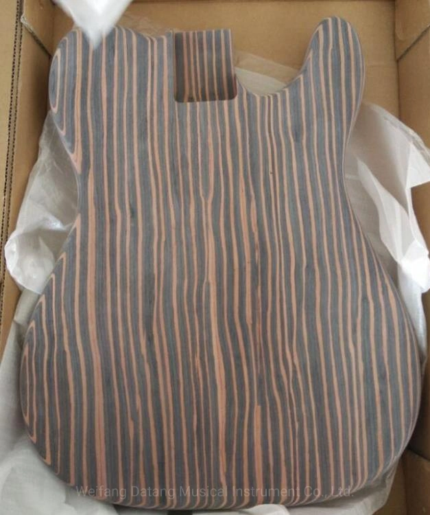 Zebrawood One Piece Body Chinese Tl Style Electric Guitar