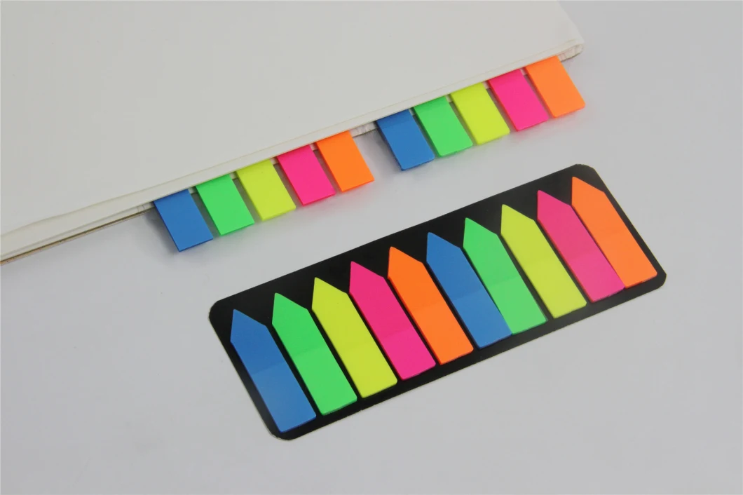 Hot Sale Stationery Plastic Self-Adhesive 10-Lines Sticky Notes for Office and School Supplies