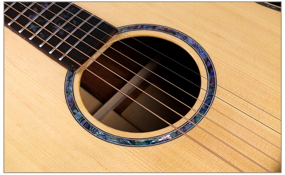 High Quality 41 Inch Cutaway All Wood Solid Professional Acoustic Guitar Wholesale