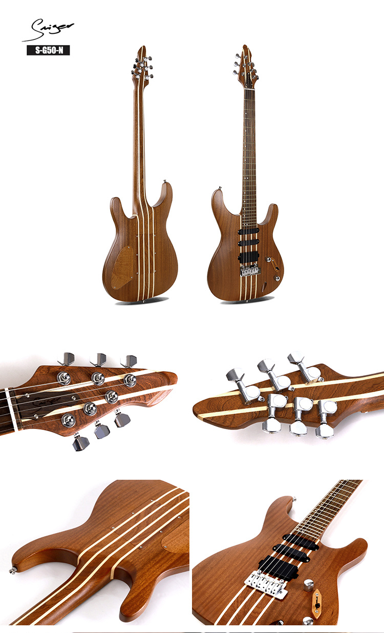 Chinese Factory Professional Customized Production of Mahogany Electric Guitar