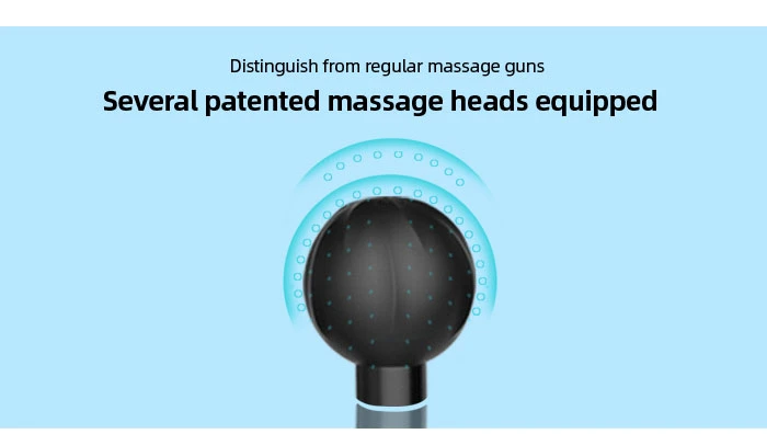 High Quality Deep Muscle Vibration Cordless Percussion Fascia Muscle Massage Gun