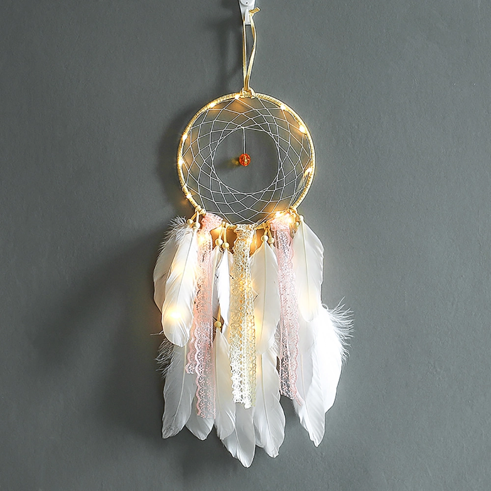 Creative Girl's Heart Simple Dream Catcher Pendant Indoor Decoration Gifts for Friends Art Gifts