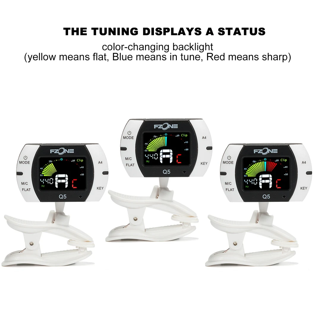 Wholesale Cheap Factory Price Universal Guitar Instrument Chromatic Clip-on Digital Tuner