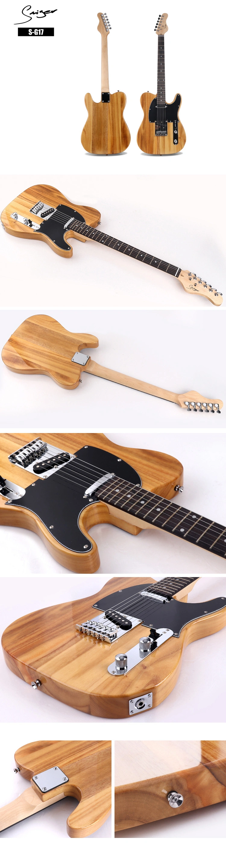 Chinese OEM Musical Instruments Factory Wholesale Price Custom Tele Body Electric Guitar