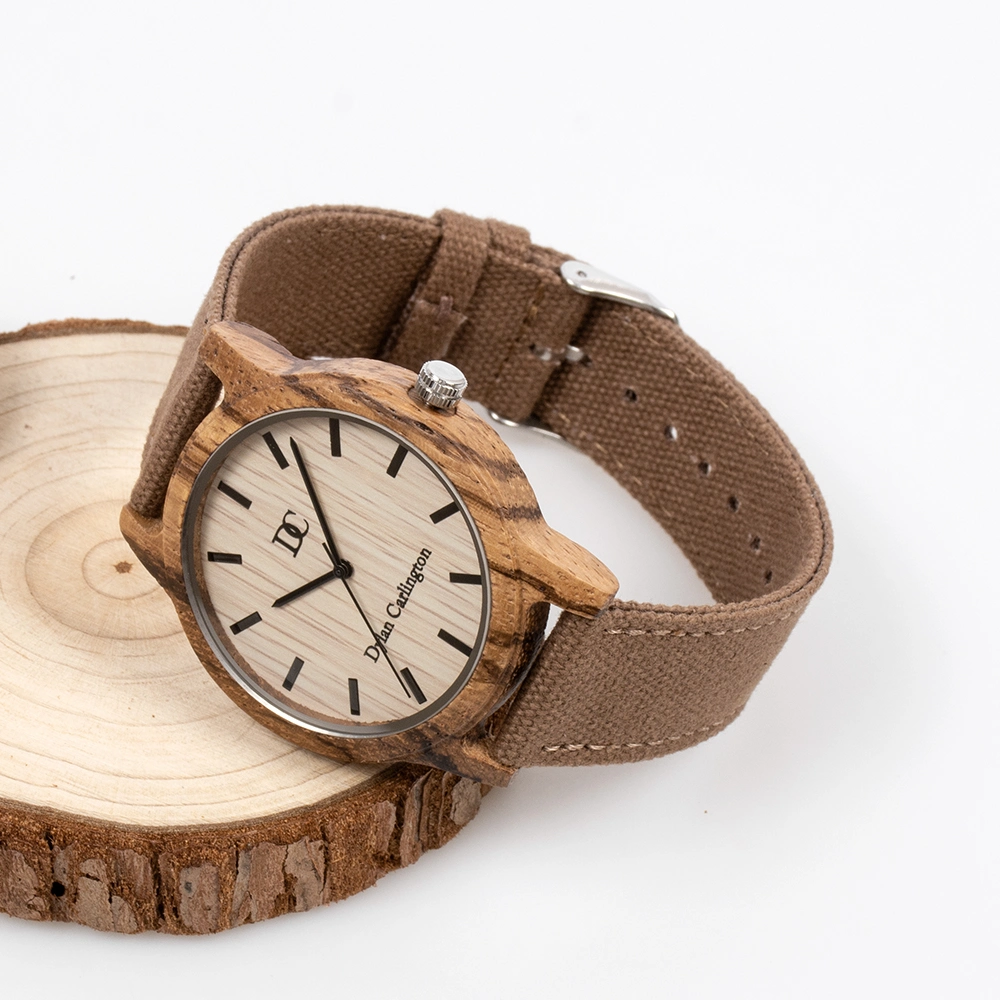 Cheap Price Christmas Gift Lover's Wooden Watch Couple Watch with Gift Box