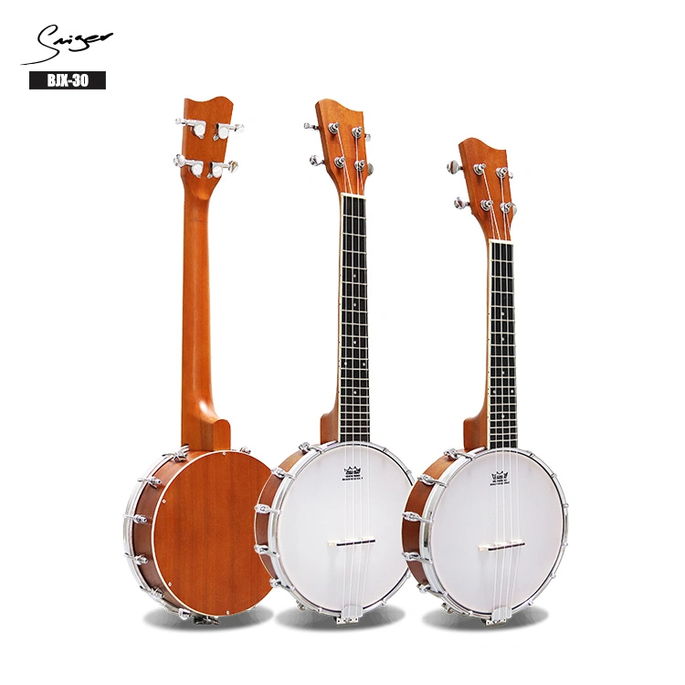 Wholesale Musical Instruments Electric Banjo Ukulele, Tenor Concert 4 String Ukulele Banjo