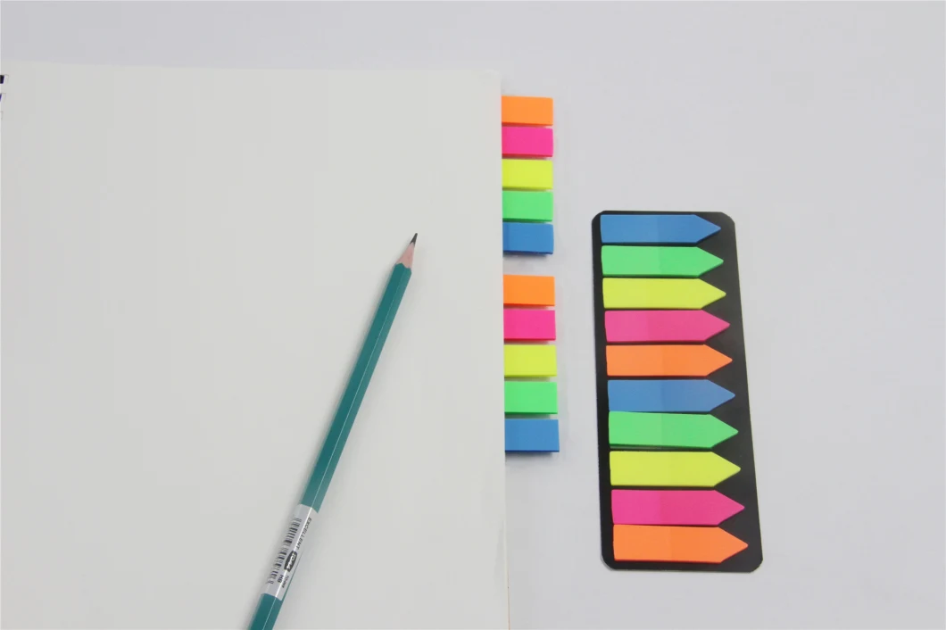Hot Sale Stationery Plastic Self-Adhesive 10-Lines Sticky Notes for Office and School Supplies