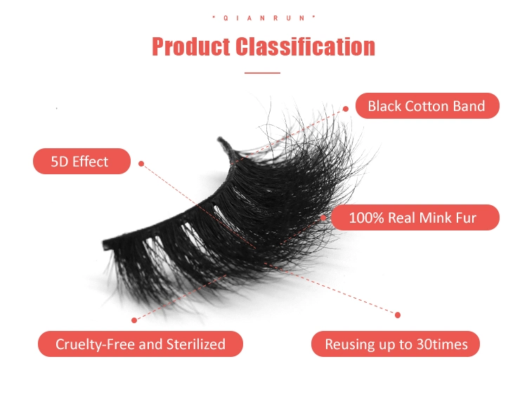 New Design Custom Box Packaging Fashion Cosmetic Full Strip Lash with Private Label 100% Handmade