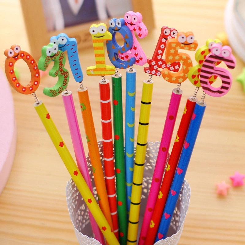 Lovely Cartoon Pencil Creativity Christmas Kindergarten Students Learn Reward Gifts Children's Day Gifts Stationery