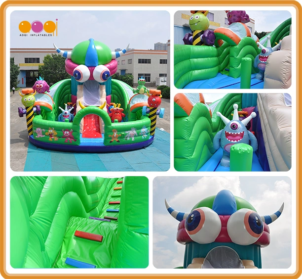 Toddlers Play Zone Monsters Inflatable Play Park (AQ01712)