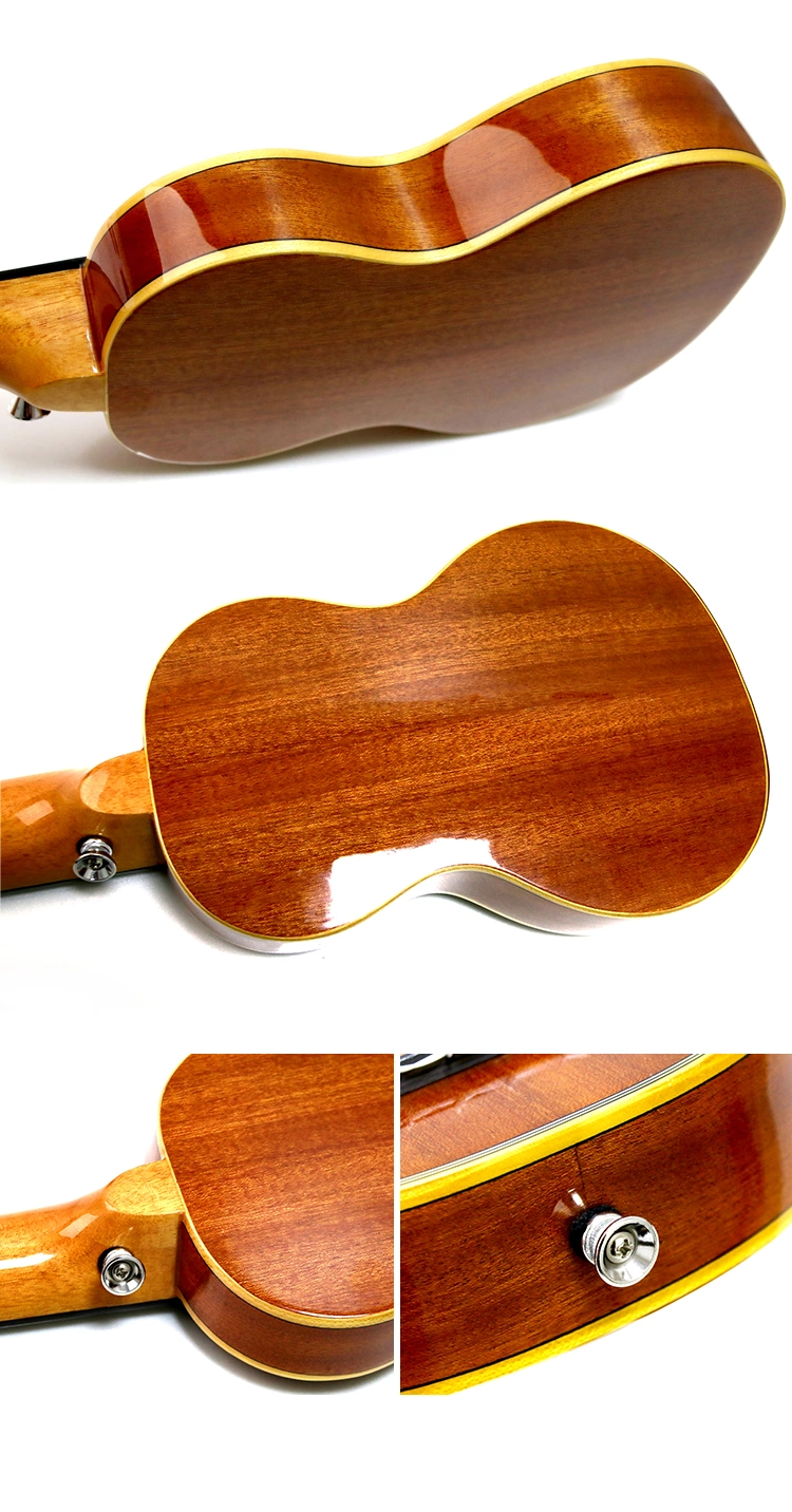 High Gloss Cheap Soprano Ukulele for Musical Instruments