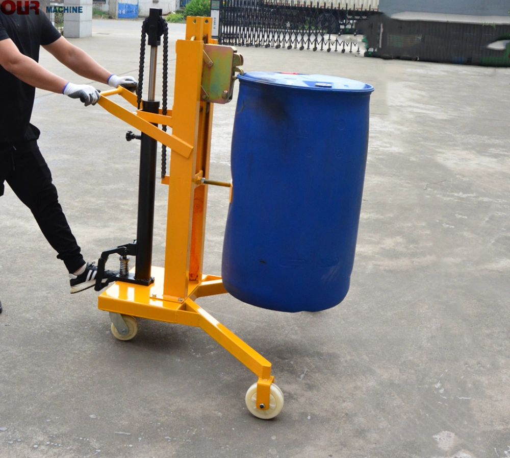 China Supplier 450kg Hydraulic Drum Carrier Drum Stacker Liter Dtf450b