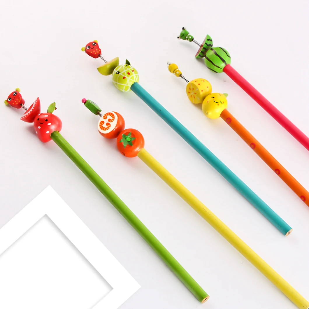 Lovely Cartoon Pencil Creativity Christmas Kindergarten Students Learn Reward Gifts Children's Day Gifts Stationery