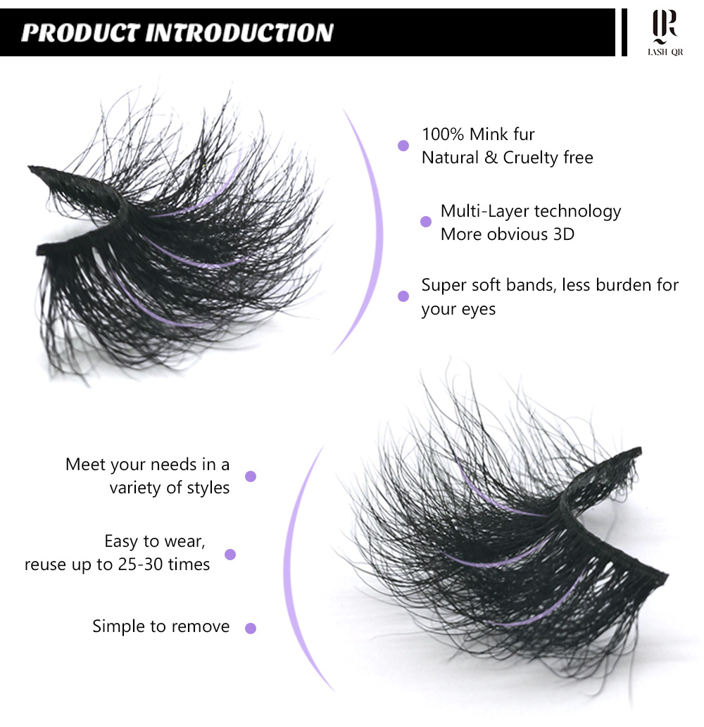 Free Sample The Most Popular Wholesale Strip Lash with Private Label Custom Packaging Box Handmade