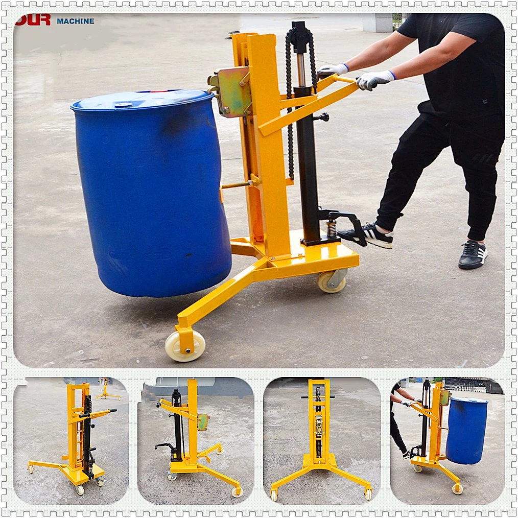China Professional Hydraulic Drum Handler with Weighing Scale Dtf450b-1