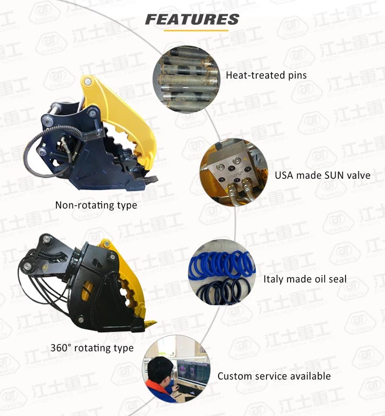 Thumb Grapple Hydraulic Thumb Bucket for Excavator