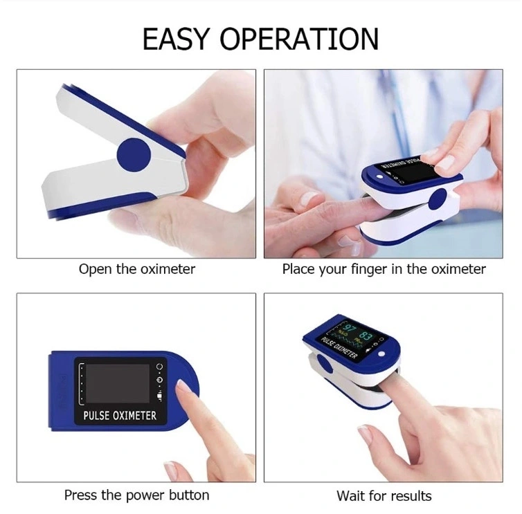 Portable Display Finger Pulse Oximeter Digital Color OLED Finger Oximeter Manufacturer