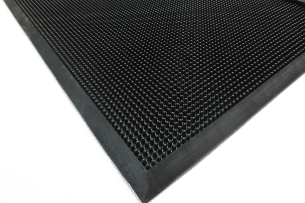 Black Color Finger Mat, Finger Rubber Mat, Finger Door Mat 16mm X 810mm X 1000mm (3A5012)