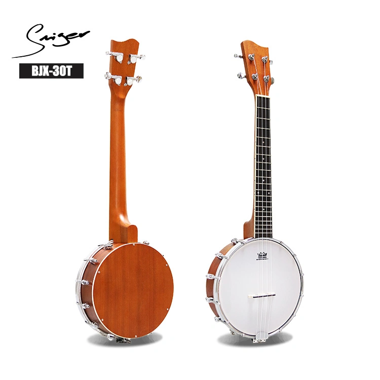 Wholesale Musical Instruments Electric Banjo Ukulele, Tenor Concert 4 String Ukulele Banjo