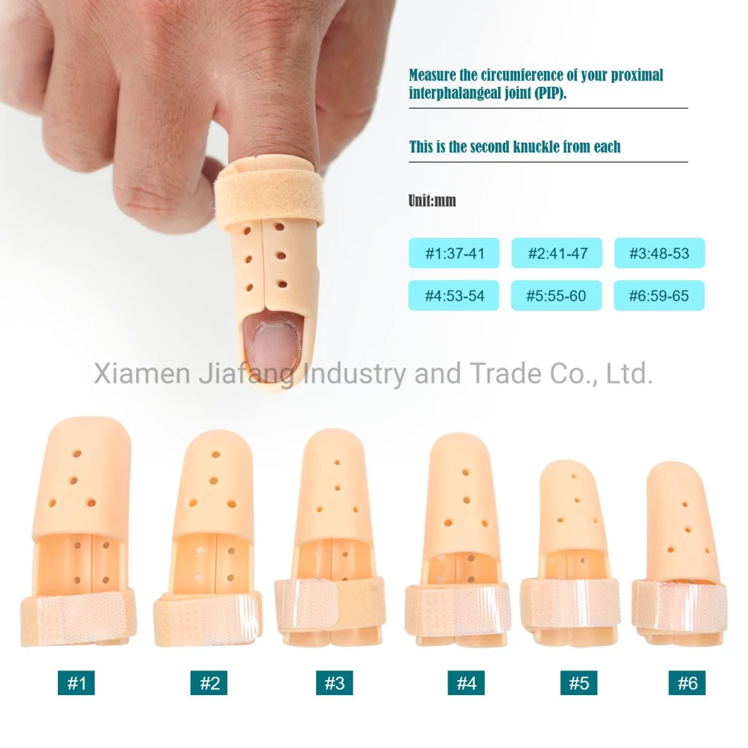 Physical Therapy Equipment Stack Finger Splint Polypropylene Medical Finger Splint Finger Immobilizer for Finger Joint Pain