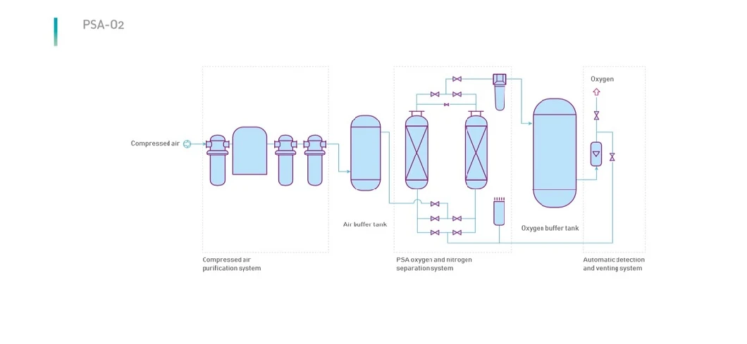 High Purity Gas Air Separation Plant Psa O2 Oxygen Plant Manufacturer