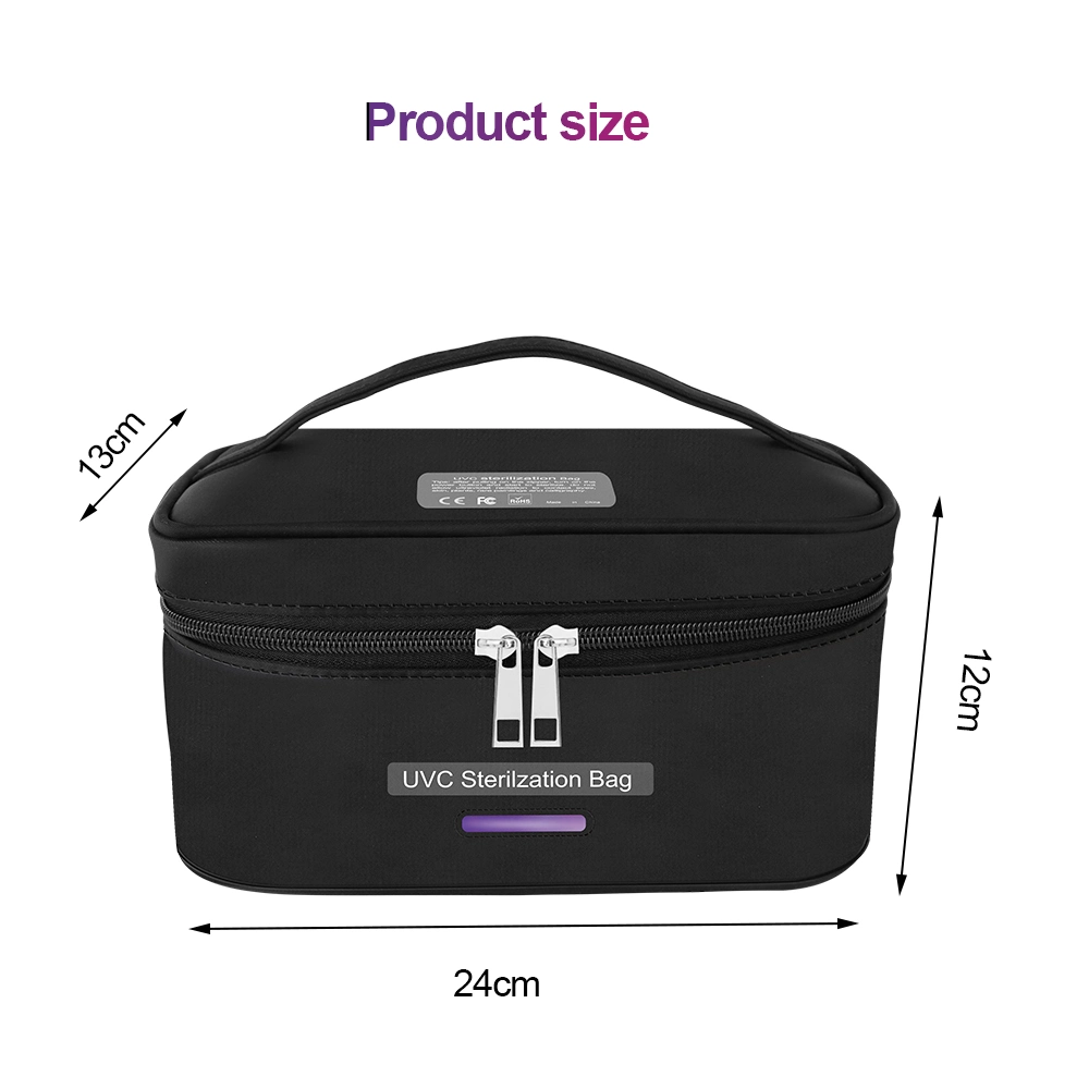 Custom UVC LED Sterilization Bag Portable USB Disinfection Kit System Sterilization UV Sterilizer Bag